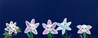 绘画 标题为“Lilies in a Fairyta…” 由Assya Lucky, 原创艺术品, 油