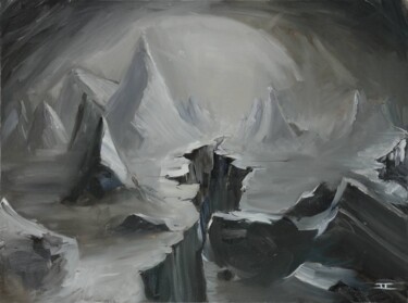 绘画 标题为“Silence of the Ice” 由Alla Zinovyeva, 原创艺术品, 油