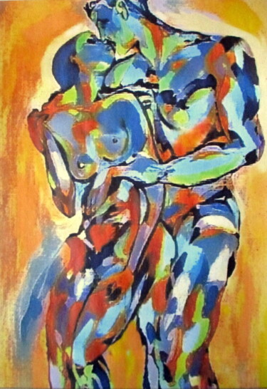 绘画 标题为“"Sensual Symphony"” 由Helena Wierzbicki, 原创艺术品, 丙烯