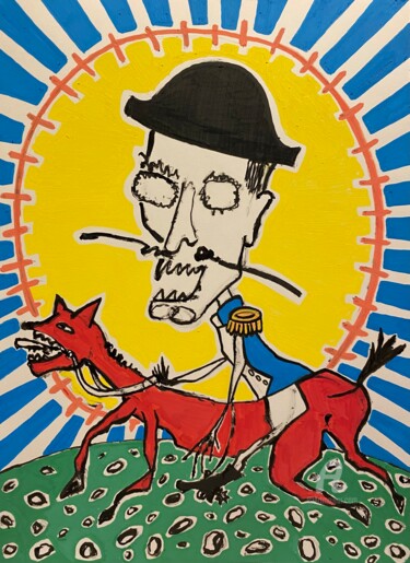 图画 标题为“The messenger” 由Waldemar Pars, 原创艺术品, 丙烯