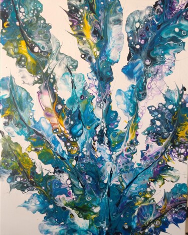 绘画 标题为“Blue Algae” 由Karen Nealon, 原创艺术品, 丙烯