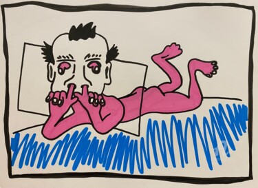 图画 标题为“Mockery” 由Waldemar Pars, 原创艺术品, 丙烯