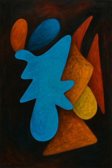 Arts numériques intitulée "Émergence Chromatiq…" par Yahya Ahssaini, Œuvre d'art originale, Peinture numérique