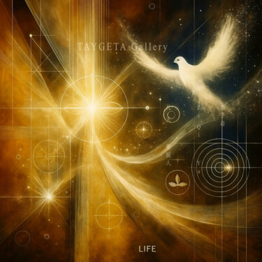 数字艺术 标题为“Voyage of Light · T…” 由Ziqi Yu (Fanfu), 原创艺术品, 喷墨 安装在木板上