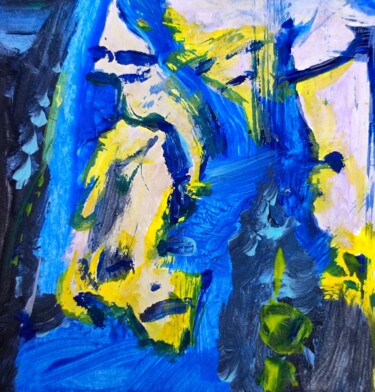 Картина под названием "Studies for portrai…" - Milto Sideris, Подлинное произведение искусства, Акрил