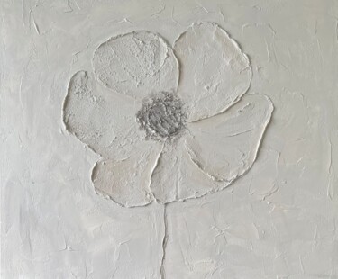 绘画 标题为“moonflower” 由Alla Ai, 原创艺术品, 丙烯 安装在木质担架架上