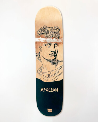 绘画 标题为“Deus Apollon” 由Rom Av.Jc, 原创艺术品, 丙烯