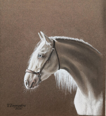 图画 标题为“Isabella Horse” 由Valentina Zagvozdina, 原创艺术品, 粉彩