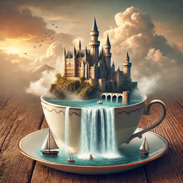 Teatime in der Anderswelt 数字艺术 标题为“Teatime in der Ande…” 由Thorsten Fisseler, 原创艺术品, AI生成的图像
