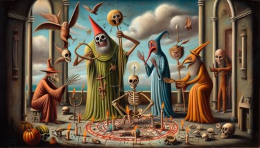 Digital Arts titled "HOODOO-VOODOO 011" by Karavix, Original Artwork, AI generated image