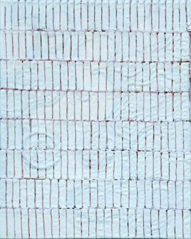绘画 标题为“Transparency” 由Stephen Grossman, 原创艺术品, 彩瓦 安装在木板上