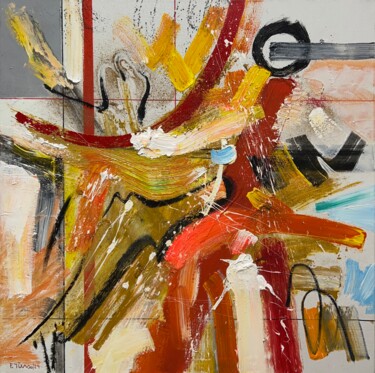 绘画 标题为“Abstract (Dialogue)” 由Tung Duc Pham, 原创艺术品, 丙烯
