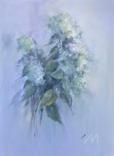 图画 标题为“Hydrangea” 由Irene_art, 原创艺术品, 粉彩