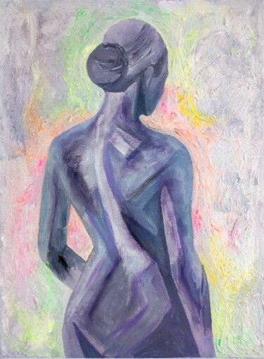 In Light (from the “Contour” series) 绘画 标题为“In Light (from the…” 由Nina Lorkovic, 原创艺术品, 丙烯 安装在木质担架架上