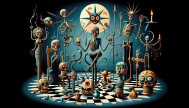 Digital Arts titled "HOODOO-VOODOO 023" by Karavix, Original Artwork, AI generated image