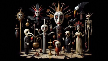 Digital Arts titled "HOODOO-VOODOO 029" by Karavix, Original Artwork, AI generated image