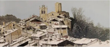 "Aurignac 03" başlıklı Tablo Dominique Boucher tarafından, Orijinal sanat, Akrilik Ahşap Sedye çerçevesi üzerine monte edilm…