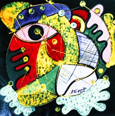Printmaking titled "Intemporal 004" by Antonio Guimaraes, Original Artwork, Digital Print