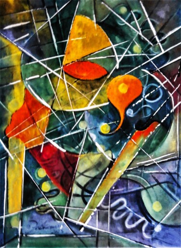 Printmaking titled "Intemporal 007" by Antonio Guimaraes, Original Artwork, Digital Print