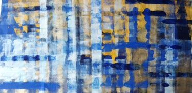 绘画 标题为“Abstract ethnique” 由Myriam Carbonnier, 原创艺术品, 丙烯