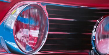 绘画 标题为“BMW 1602 phare cala…” 由Gilbert Duchamp, 原创艺术品, 丙烯