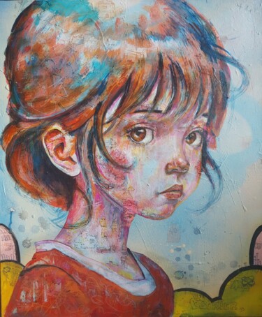 Peinture intitulée "Autocopie" par Pascal Fairier, Œuvre d'art originale, Acrylique Monté sur Châssis en bois