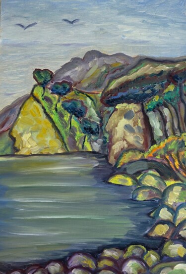 Картина под названием "Echoes of Memory" - Yuliya Gündoğan (ostbiju_art), Подлинное произведение искусства, Масло Установлен…