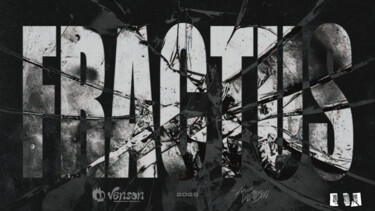 Коллажи под названием "Fractus" - Luana Venson, Подлинное произведение искусства, Коллажи Установлен на Деревянная рама для…