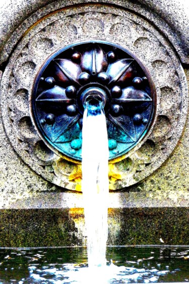 Fountain at City Hall 3b Photography titled "Fountain at City Ha…" by Ken Lerner, Original Artwork, Digital Photography