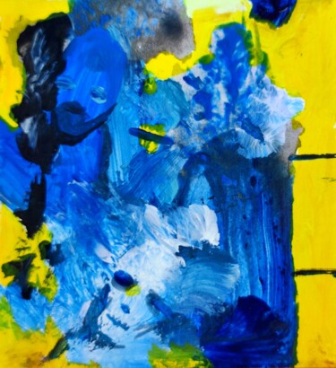 Картина под названием "Studies for portrai…" - Milto Sideris, Подлинное произведение искусства, Акрил