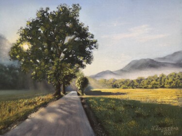 图画 标题为“The Morning Sunshine” 由Valentina Zagvozdina, 原创艺术品, 粉彩