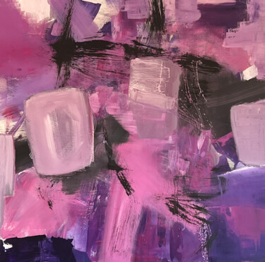 绘画 标题为“PASSION” 由Marion Albrecht, 原创艺术品, 颜料 安装在木质担架架上