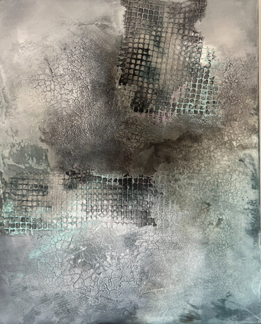 绘画 标题为“SPACE 2” 由Marion Albrecht, 原创艺术品, 颜料 安装在木质担架架上
