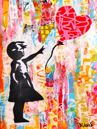 Like a dream ( Tribute to Banksy ) 绘画 标题为“Like a dream ( Trib…” 由Dr. Love, 原创艺术品, 丙烯