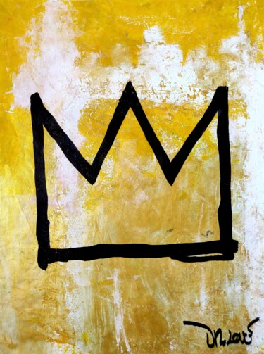 The crown ( Tribute to Basquiat ) 绘画 标题为“The crown ( Tribute…” 由Dr. Love, 原创艺术品, 丙烯