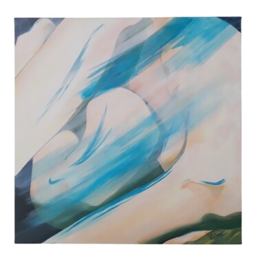 Voile Bleu 绘画 标题为“Voile Bleu” 由Eric Pelleau, 原创艺术品, 油