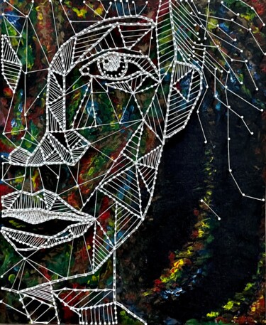 绘画 标题为“Calm in chaos” 由An Smith, 原创艺术品, String Art