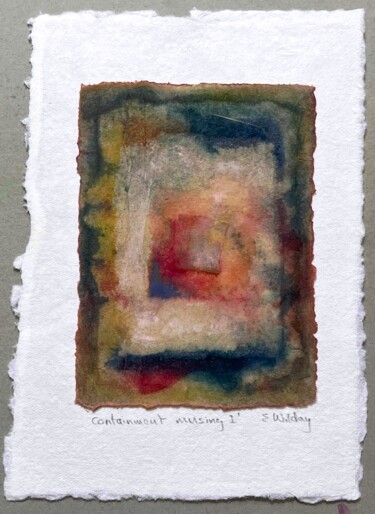 绘画 标题为“Containment musing 1” 由Elaine Wilday, 原创艺术品, 水彩