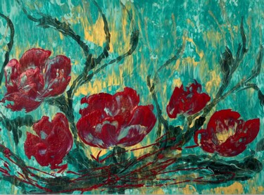 "Abstraction of Flow…" başlıklı Tablo Nataliia Mcmillian tarafından, Orijinal sanat, Akrilik