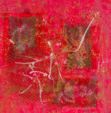 Painting titled "Flash of Emotion Ab…" by Nataliia Mcmillian, Original Artwork, Acrylic