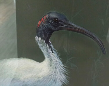 majestic bird in serenity 绘画 标题为“majestic bird in se…” 由Nurgaliy Abdigaliyev, 原创艺术品, 油