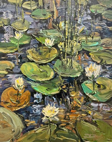 绘画 标题为“Water Garden” 由Eric Alfaro, 原创艺术品, 丙烯