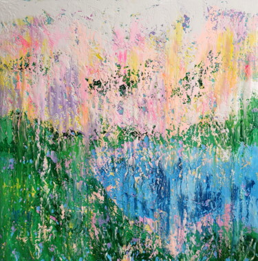 Abstract R 2510 绘画 标题为“Abstract R 2510” 由Alex Senchenko, 原创艺术品, 丙烯