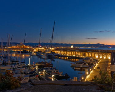 摄影 标题为“Port d'Antibes à l'…” 由Lermuze, 原创艺术品, 非操纵摄影