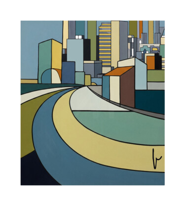 数字艺术 标题为“City” 由Jean Paul Pierozzi, 原创艺术品, 数字油画