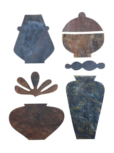 ""Shadows of Form" –…" başlıklı Kolaj Yulia Domina tarafından, Orijinal sanat, Akrilik