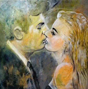 绘画 标题为“M et A.” 由Marco Dalès, 原创艺术品, 油