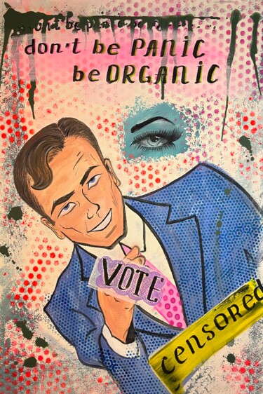 绘画 标题为“Don't Be Panic” 由Olesia Gogenko, 原创艺术品, 丙烯