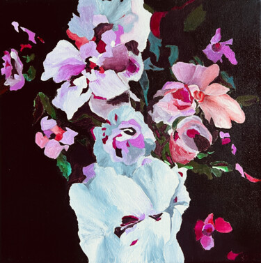 Waiting for spring 绘画 标题为“Waiting for spring” 由Svetlana Saprykina, 原创艺术品, 丙烯 安装在木质担架架上