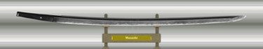 数字艺术 标题为“Musashi Masamune Si…” 由Marun Bönninghaus, 原创艺术品, 数字油画